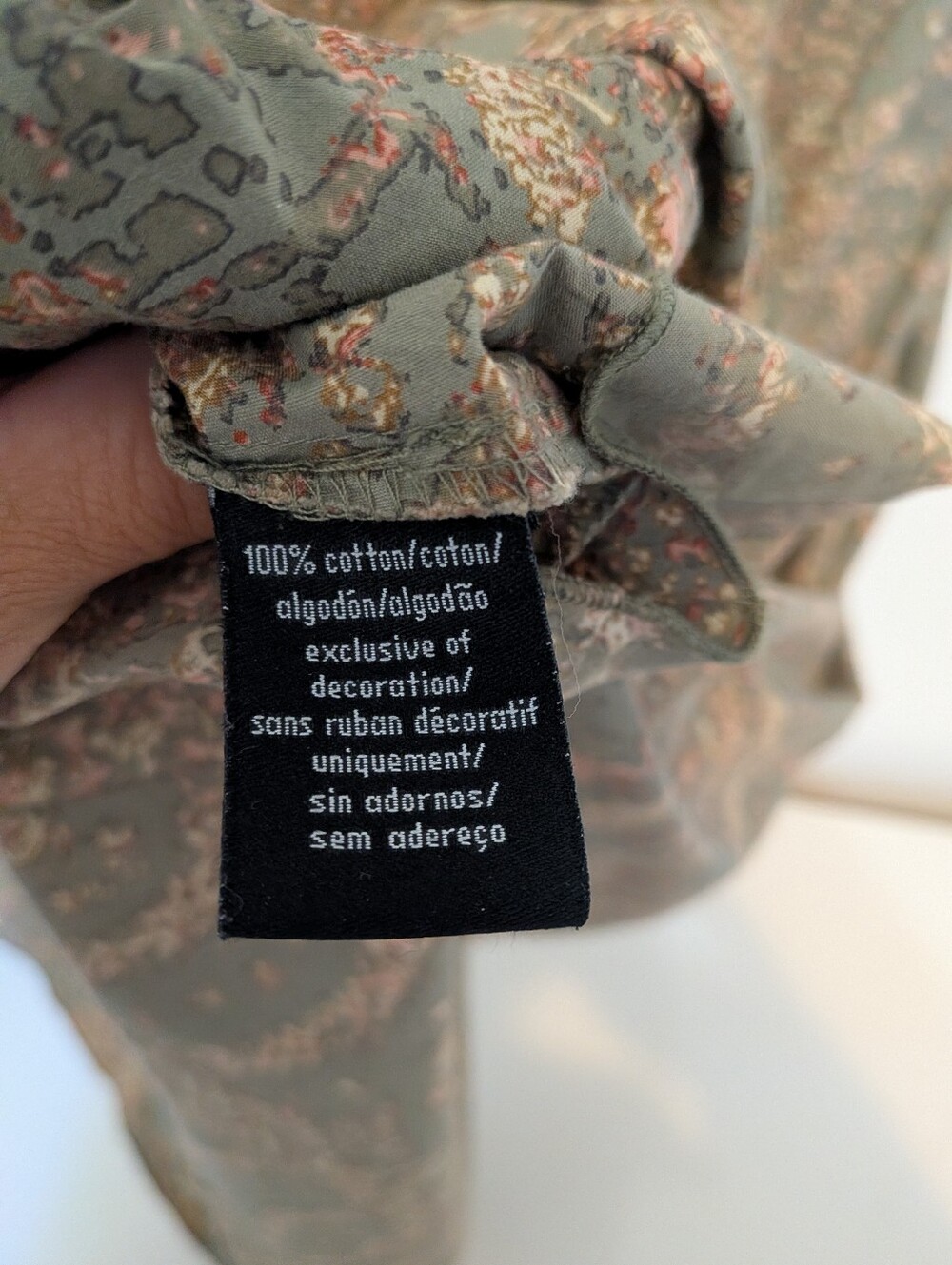 Vintage Y2K 90's Whimsy Floral Cotton Calvin Klein Cottage Core Dress - Picture 3 of 7